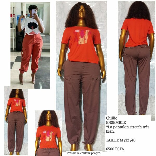 Ensemble Cargo Femme Chic