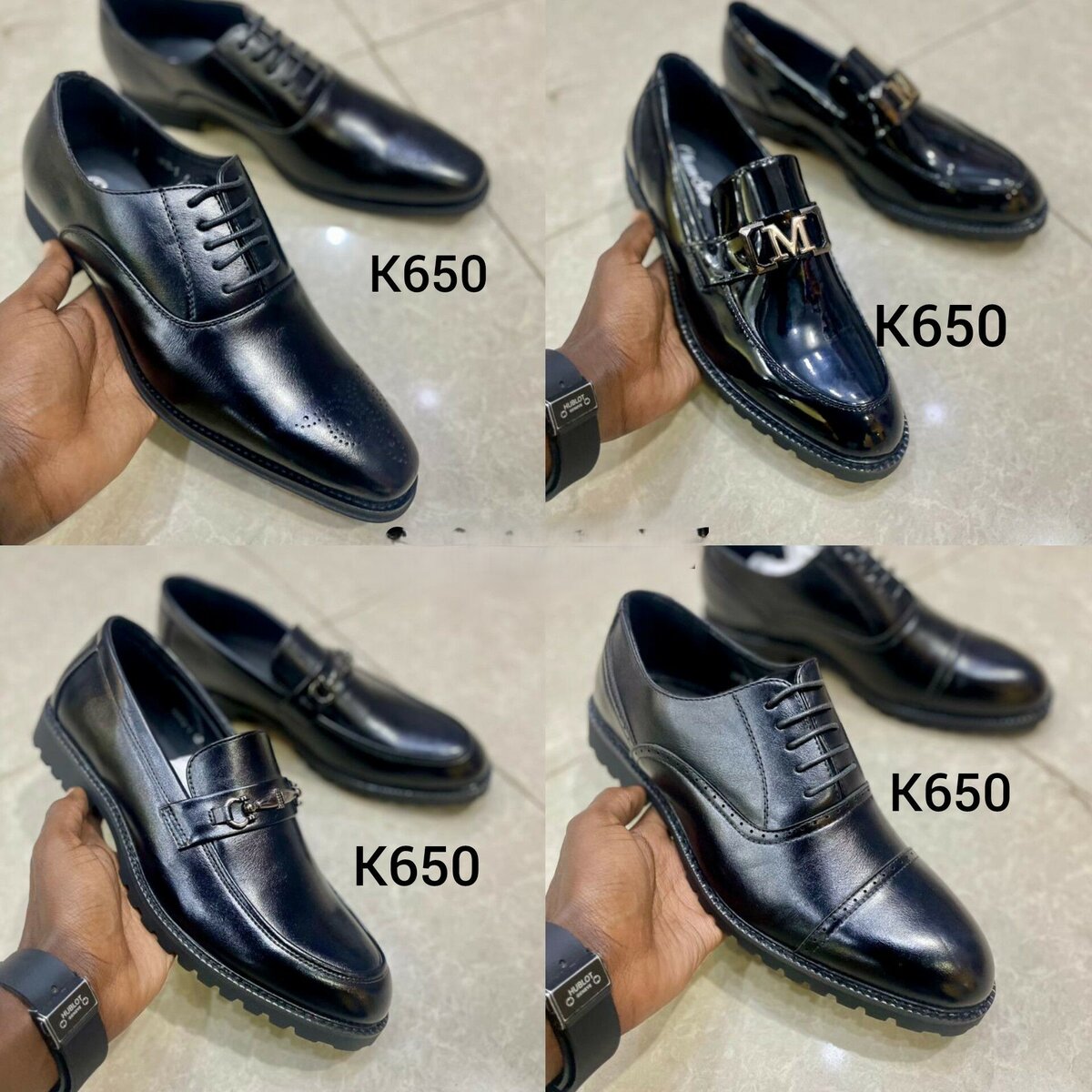 Elegant Black Leather Formal Shoes