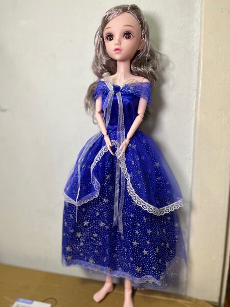 Кукла «Принцесса в синем» 60 см