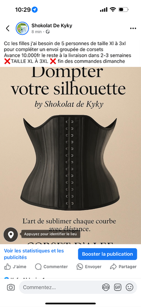 Corset (gaine ) 25 baleine