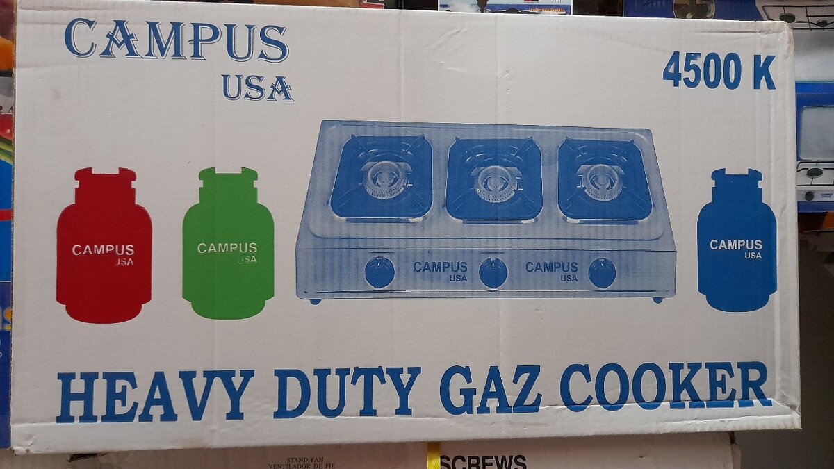 Cuisinière à gaz 3 feux