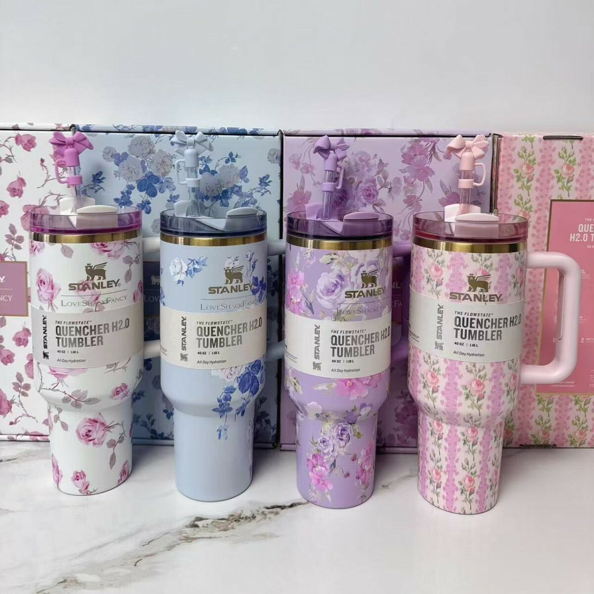 Stanley Quencher Tumbler Floral