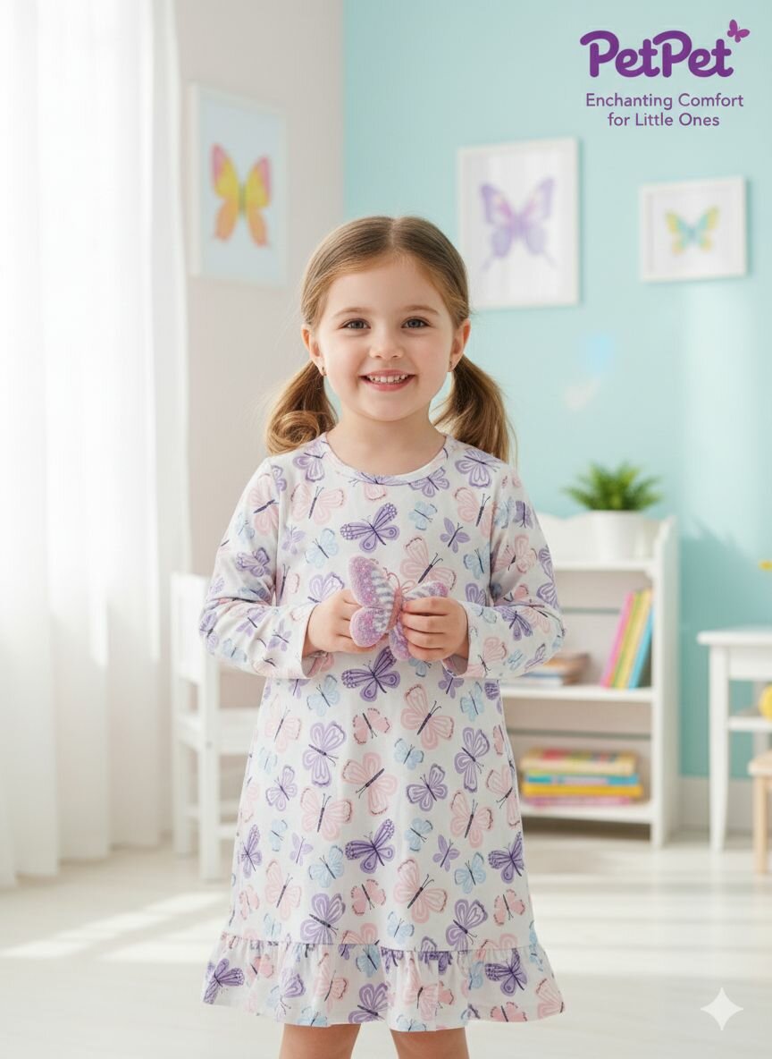 Robe de nuit enfant licorne