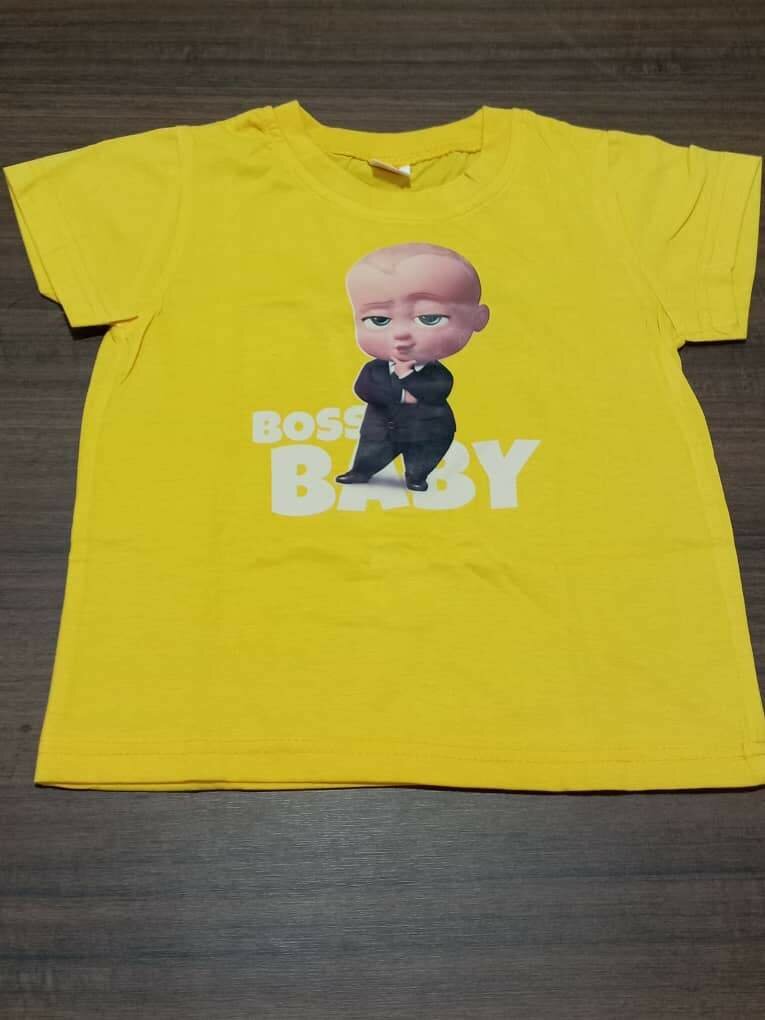 Cartoon character kids t-shirt