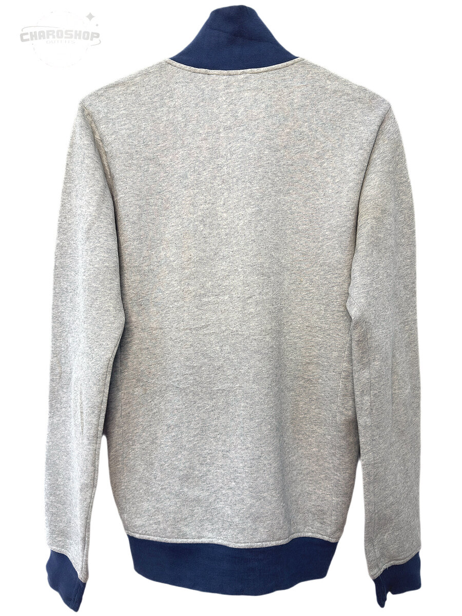 Veste zippée grise unisexe