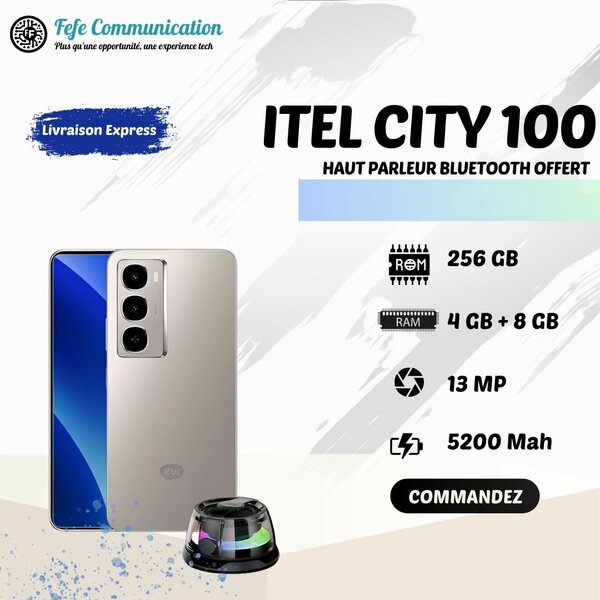 Itel City 100 - 256GB - 12GB