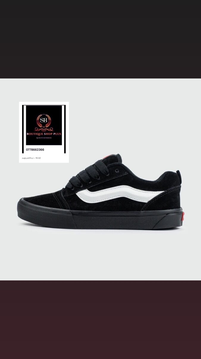 Basket vans authentique