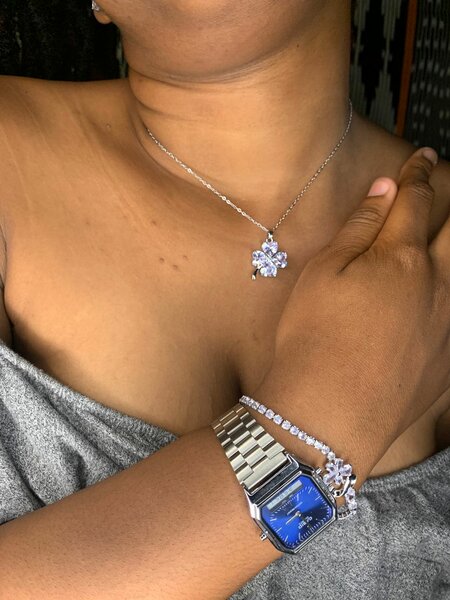 Elegant Silver Jewelry Set