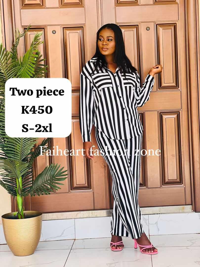 Women's Striped suit S-2xl