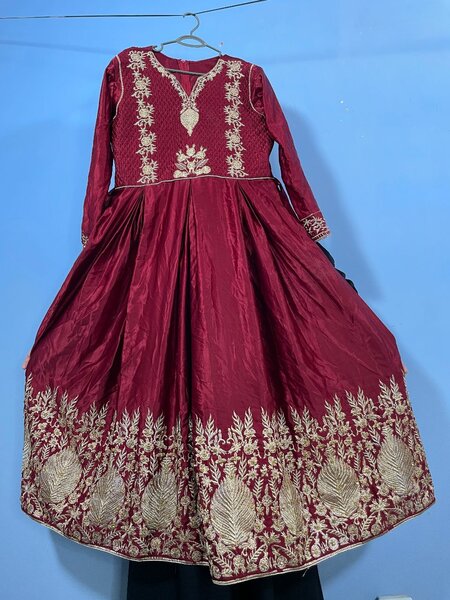 Maroon Maxi, 3 piece, trending