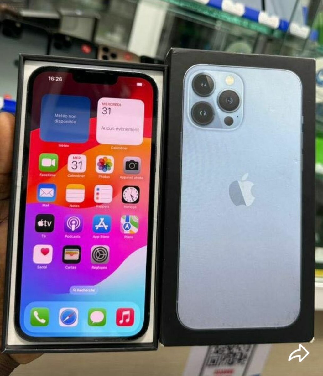 iPhone 13 Pro Max Argent Neuf