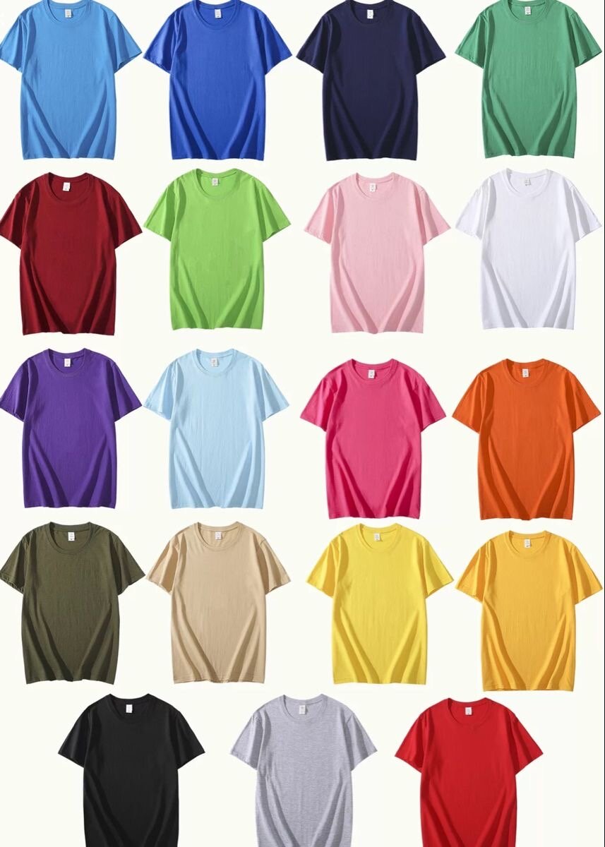 T-shirt unicolores