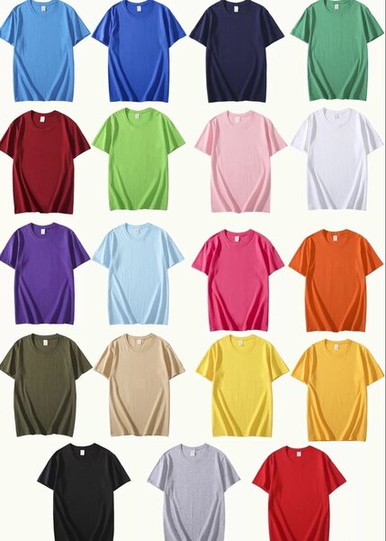 T-shirt unicolores