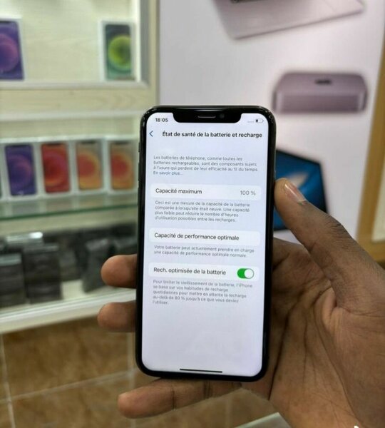 iPhone avec Batterie Optimale