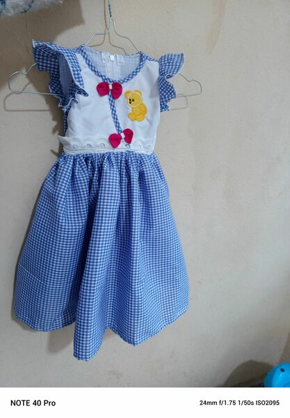 Robe scolaire bleu 2