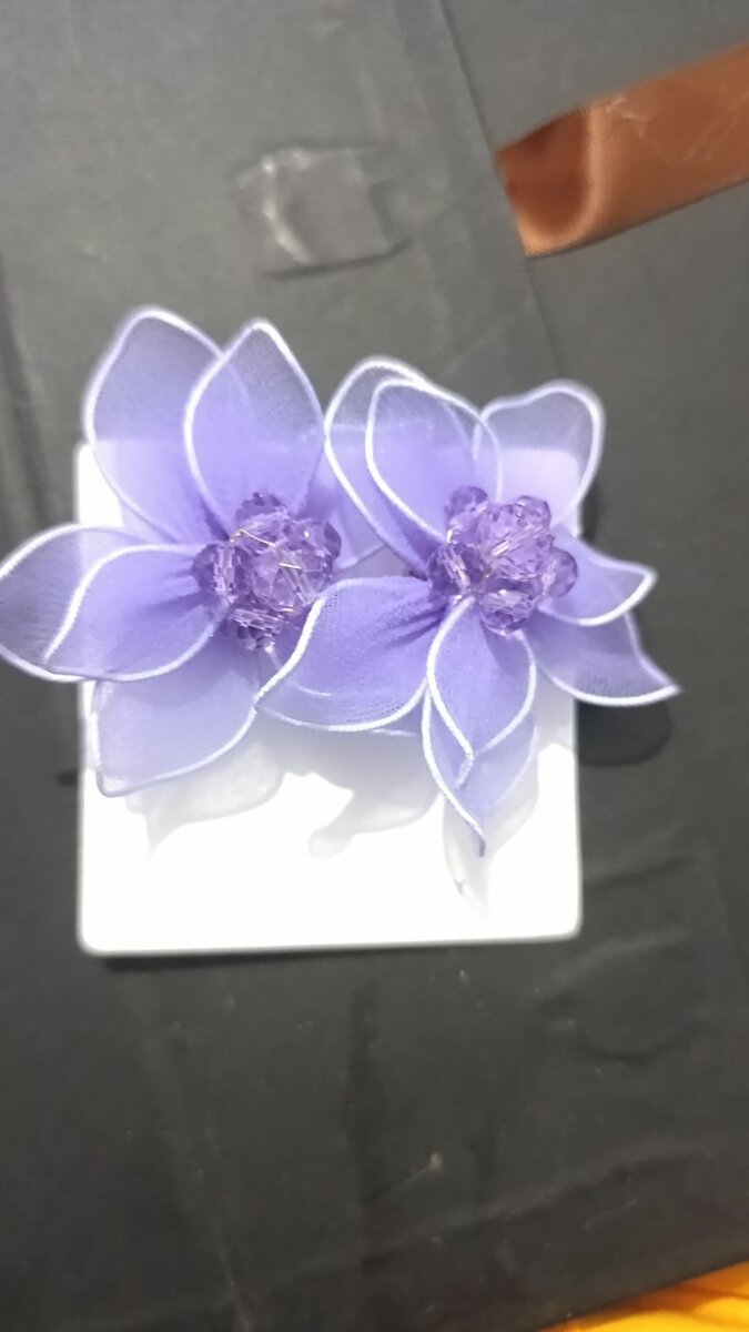 Boucles d'oreilles florales élégantes