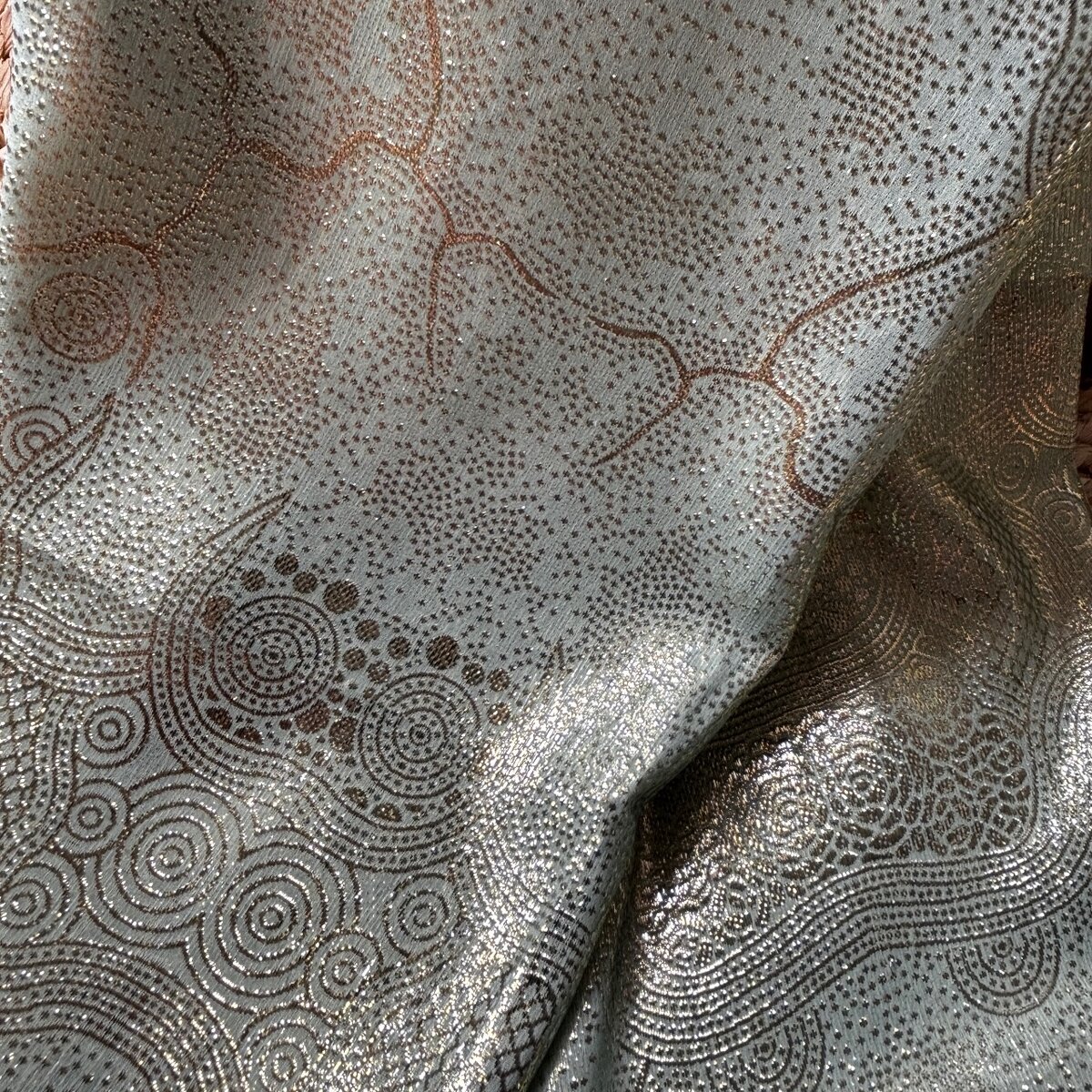 Étoffe luxueuse crêpe de soie