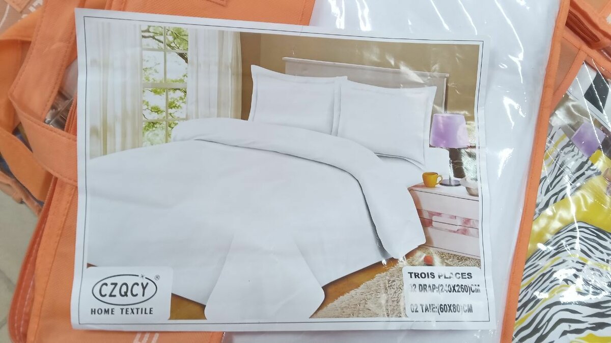 Draps 3 pièces- Ensemble De Literie 3 Places