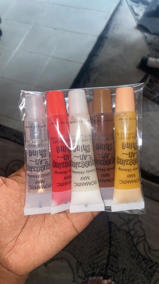 Kit de 5 gloss sucrés