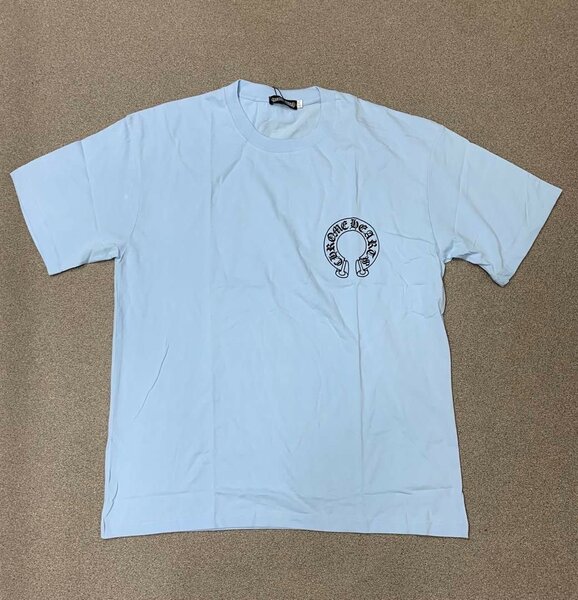 T-shirt en coton bleu clair