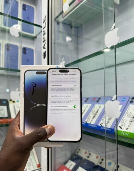 14 pro max 256 Go  message bat