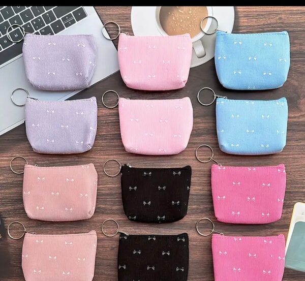 Porte-clés colorés en tissu