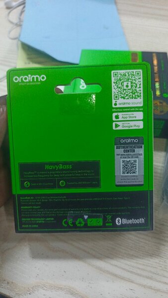 Écouteurs Bluetooth Oraimo