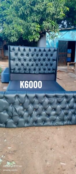 Beautiful and comfortable double bed with headboard