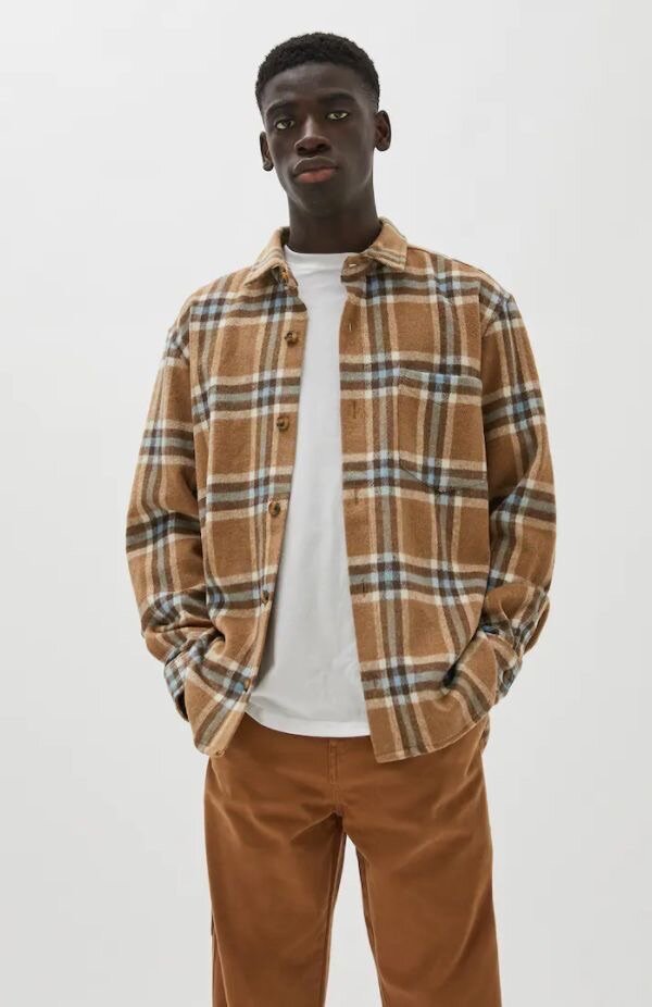Chemise en flanelle pour homme