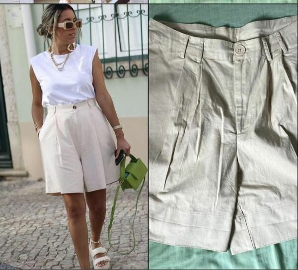 Shorts en lin élégants pour femmes