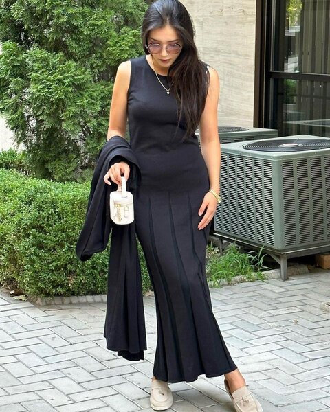 Платье и кардиган