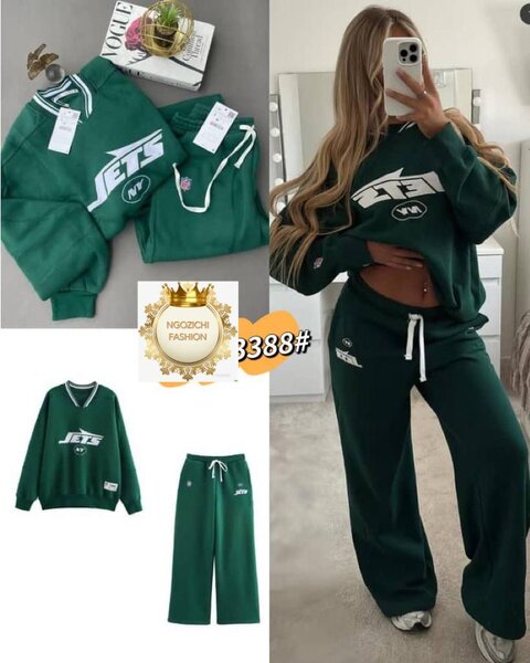 Ensemble sport femme vert