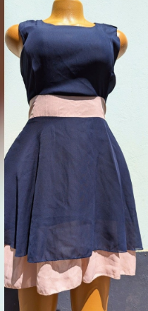 blue dress, size S