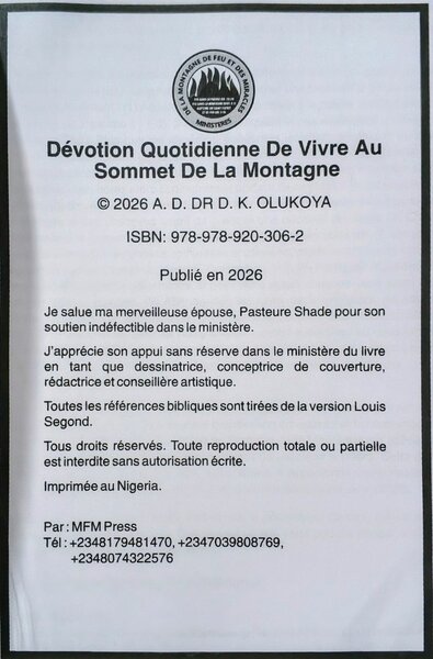 Vivre au sommet de la montagne