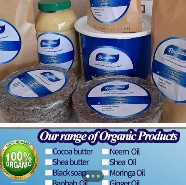 Raw Shea Butter and Raw Cocoabutter