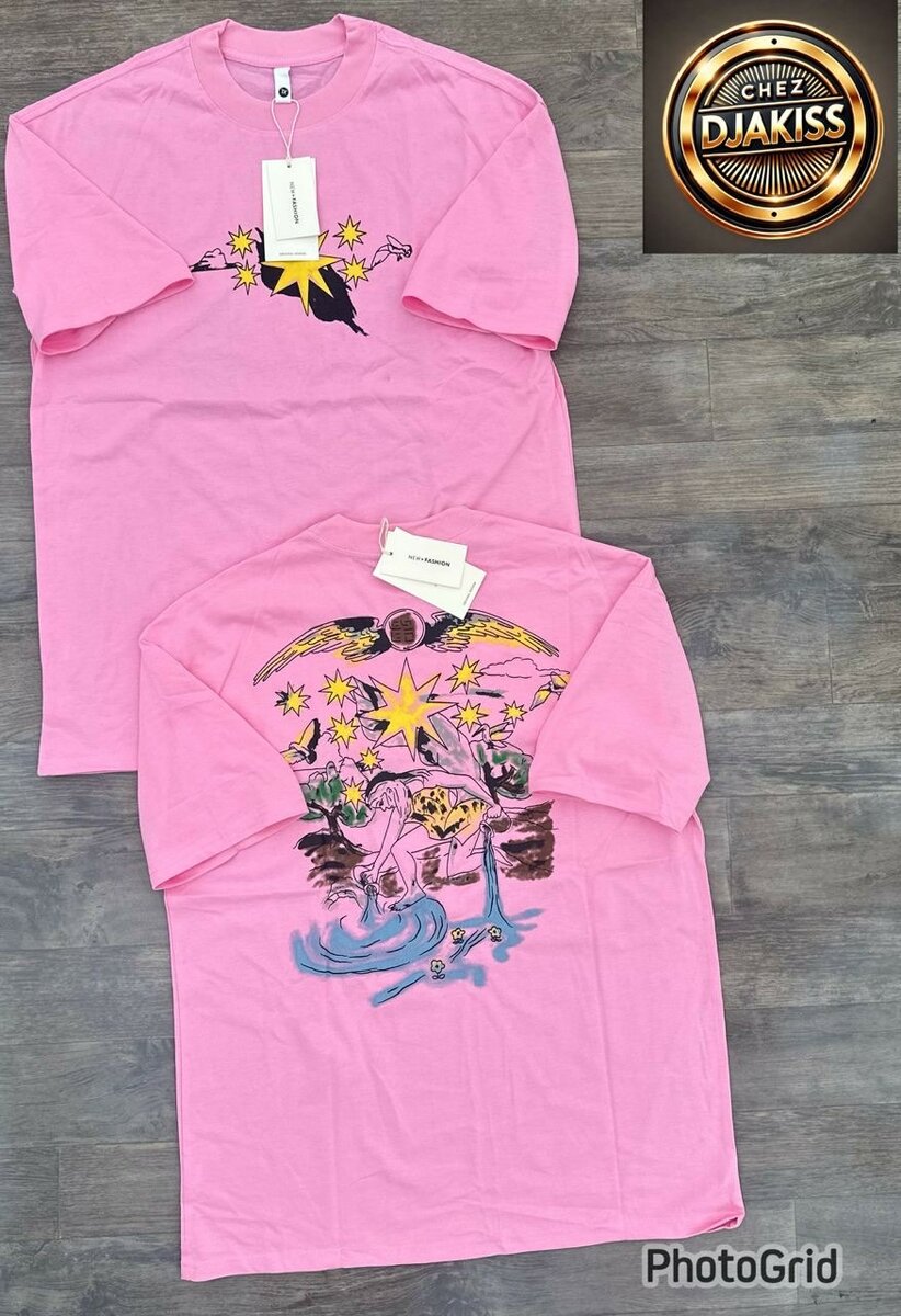 T-shirt imprimé de créateur