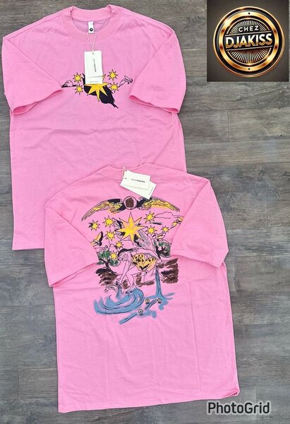 T-shirt imprimé de créateur