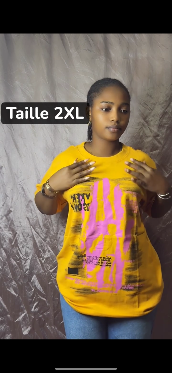 T-shirt imprimé oversize 2XL
