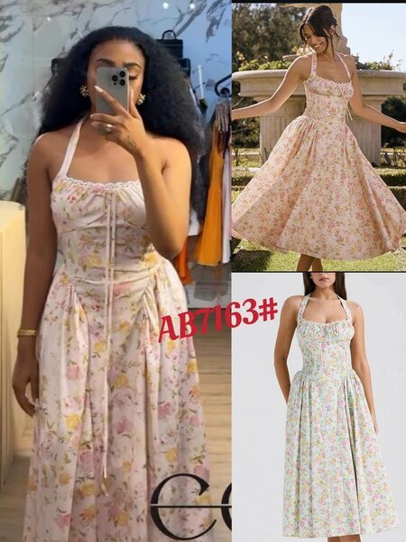 Robe d'été fleurie élégante