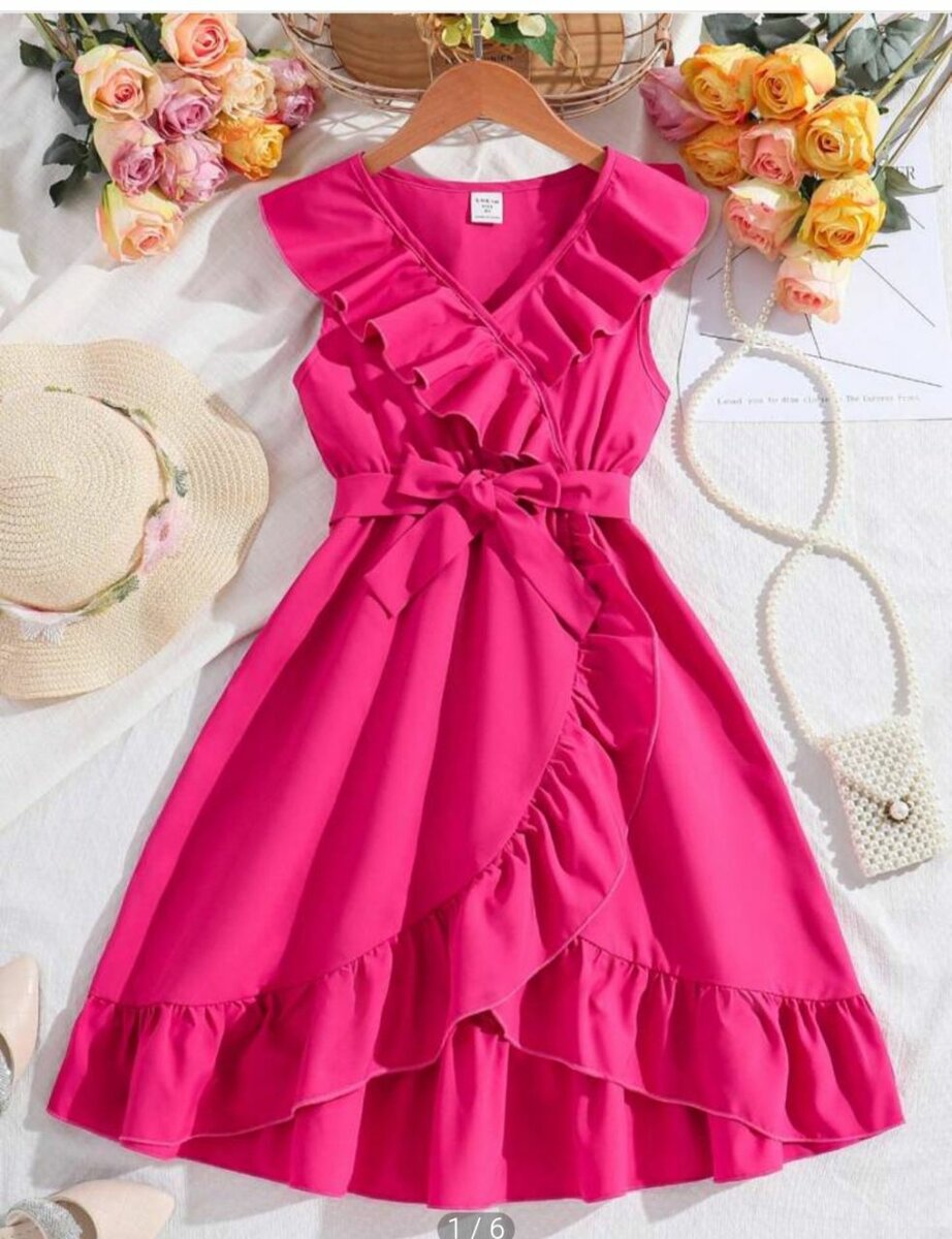 Robe Fille Fleurie Élégante9an