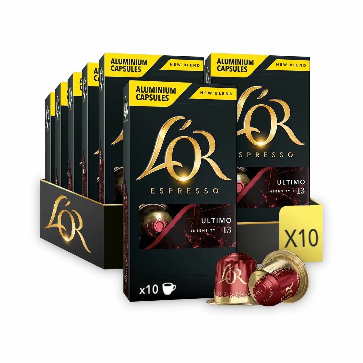 L'or Nespresso Capsule Intensité 11 Ristretto  et 13 Ultimo