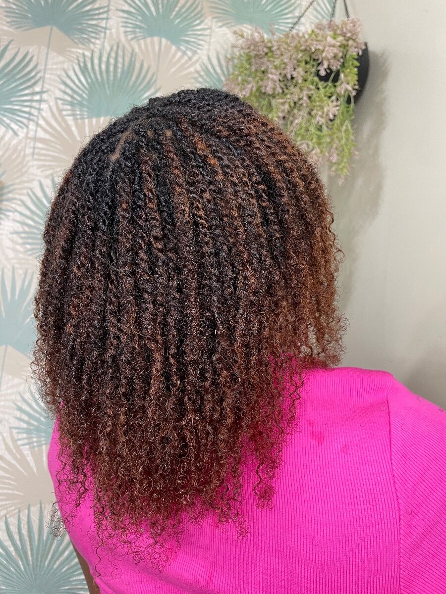 Afro kinky naturelle