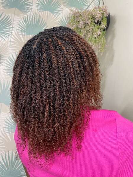 Afro kinky naturelle