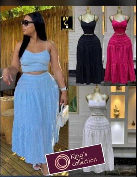 Ensemble Jupe Longue Élégante