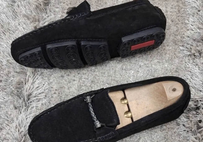 Mocassins en daim confortables