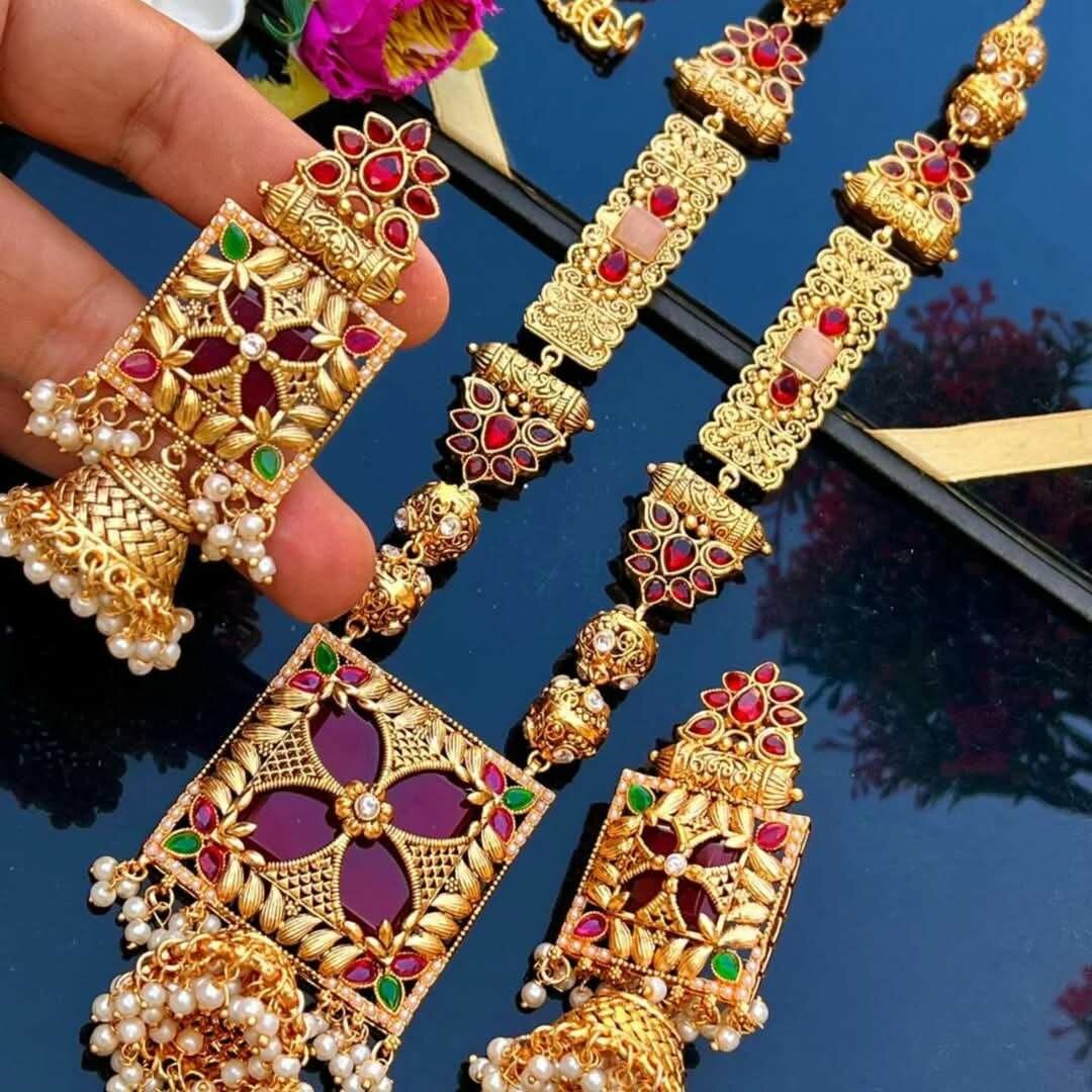 Ladies wedding Necklace and earrings