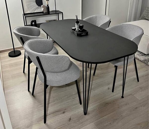 Tables modernes avec chaises
