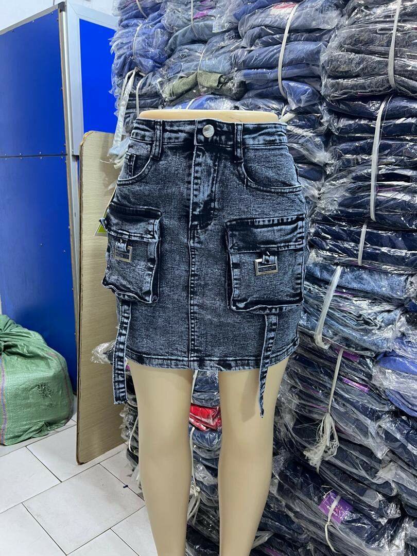 Ladies jeans skirt available
