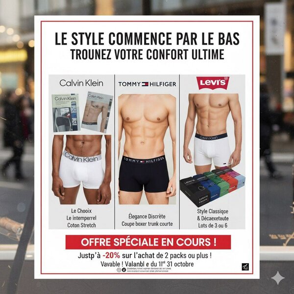 Parks de Boxers Hommes