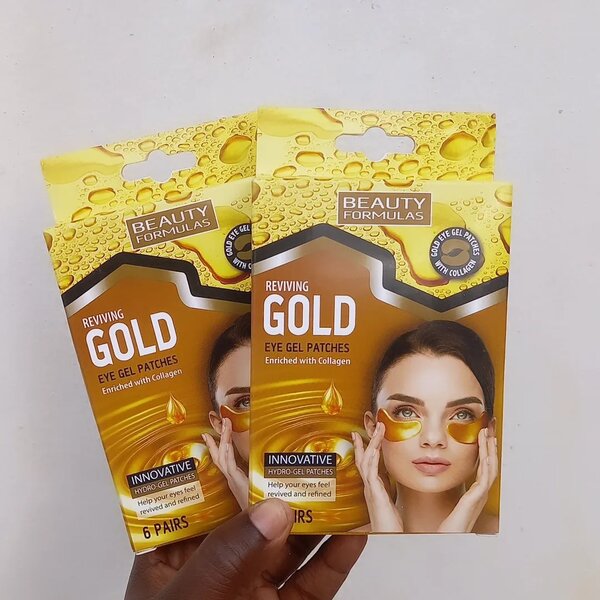 Gold eye gel patch